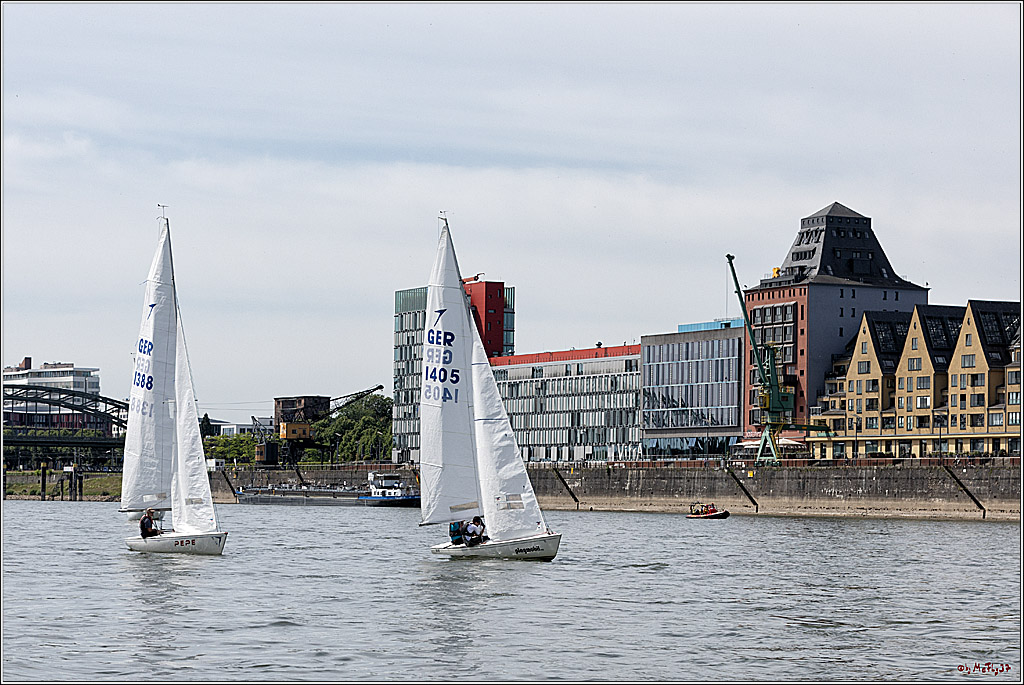 100 Jahre Rheinwoche 2022 - 1. Wettfahrt Porz - Hitdorf, 03.06.2022,